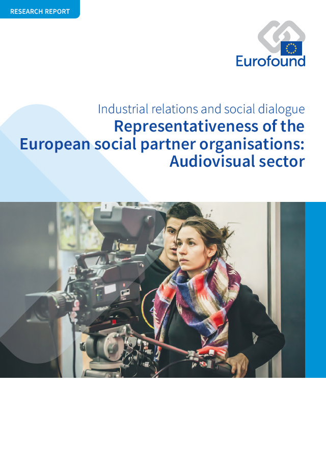 Eurofound (2021). Representativeness of the European social partner organisations: Audiovisual sector, Sectoral social dialogue series. Dublin.