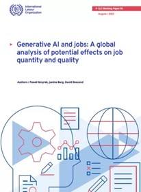ILO (2023). Generative AI and Jobs: A Global Analysis of Potential Effects on Job Quantity and Quality. Working Paper 96.